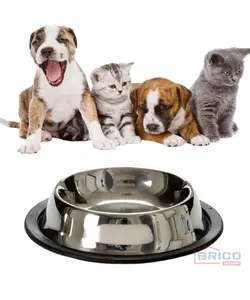 Gamelle en inox pour chat et chien 7842030034