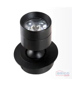 Spot led Rhum noir - 3W