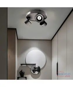 Spot LED Cam noir rond - 6500k 1880830665