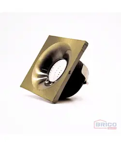 Spot LED pour niche carré - Bronze