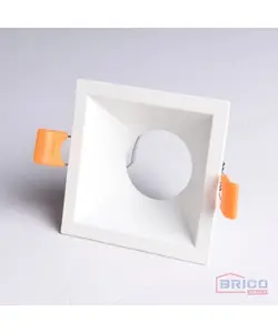 Spot aluminium Palerme - Blanc Carré 1880830125