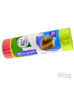Chiknet sac poubelle parfume - 30L 7525010010