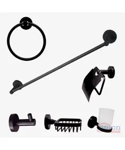 Set d'accessoire salle de bain de 6 pcs Ronda