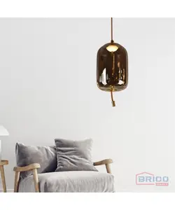Suspension luminaire LED Fengo en verre