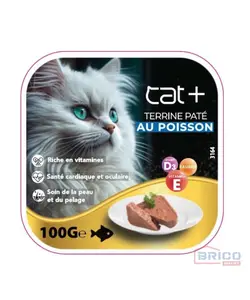 Cat+ Pâté Au Poisson 100g 7842030106