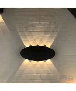 Applique Murale LED Mizo Noire IP54
