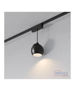 Spot LED Suspendu Bolton Noir Pour Rail Magnétique UT25 1880831241