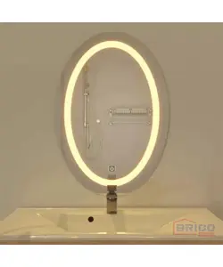 Miroir LED 60*80cm, Cadre Doré-3000K 2480230662