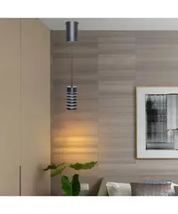 Suspension Luminaire Milani Noire Ajustable 79*180 mm 1880845836