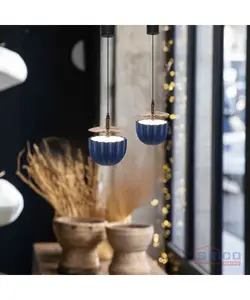Suspension Luminaire Coque Ajustable 10*23 cm