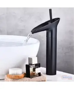 MITIGEUR LAVABO LONG BEVERLY NOIR 2380280655