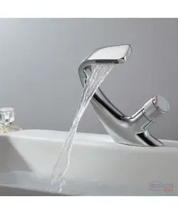 MITIGEUR LAVABO COURT CASCADE CHROME 2380280659