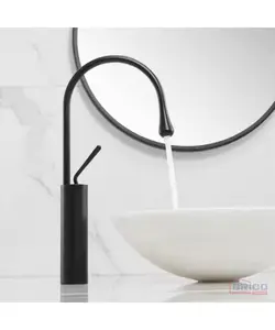 MITIGEUR LAVABO LONG CHELSEA NOIR 2380280665