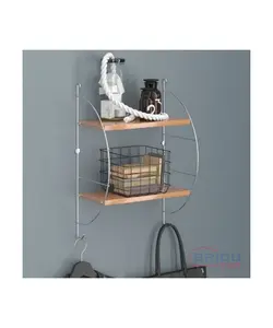 Etagère décorative à 2 niveaux ( 38cm*22cm, H: 55cm)