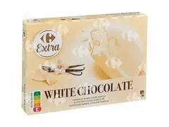 Bâtonnets Glace Vanille Chocolat Blanc Carrefour 4x110ml.