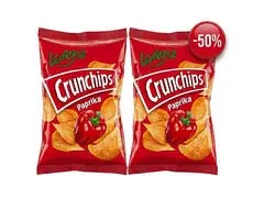 Lot De Paprika Chips Crunchips 2x100g