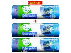 Lot de sacs Poubelle Parfumés Chikinet 35L 12 unités 2+1 Gratuit