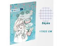 Cahier Pique 192 Pages Bleu Marine 17x22cm