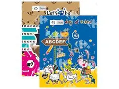 Cahier piqué scolaire Ancor 17x22cm 192 pages