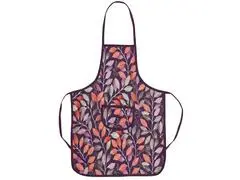 Tablier en Cotton Feuille Mauve 60x74 cm