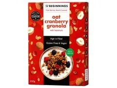 Granola Avoine Canneberge The Beginnings 200g