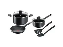 Batterie de Cuisine Aluminium Revêtement Anti-adhésif Supercook Tefal 7 Pièces