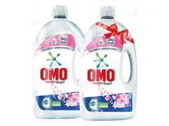 Lot Détergent Liquide Omo 2x2,5L Comfort.