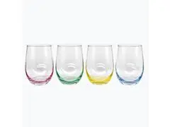 Verre à Eau avec Fond Coloré 515ml