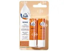 Baume à lèvres Réparateur Carrefour 4g 2 unités