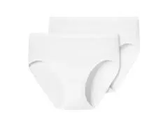Lot 3 Slips Femme Coton Dentelle Blanc TEX