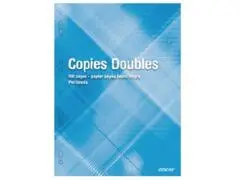 Feuilles Doubles Blanches 100p 90g 21x29,7 5x5