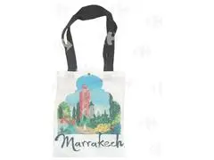 Tote bag - Sac tissu ville Marrakech 38x32cm