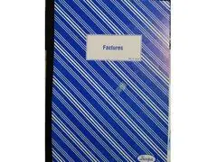 Carnet de Facture Grand Format 21x29 cm