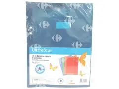 Protège-cahier Aoloris Assortis Carrefour 24x32cm 3 unités