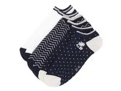 Lot 3 Invisibles Femme Fantaisie Marine TEX