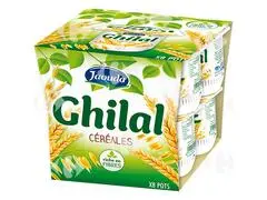 Pack Yaourt Brassé Céréales Ghilal Jaouda 8x110g.