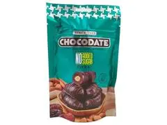 Chocolat Noir sans Sucres Ajoutés Chocodate 100g.