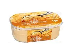 Crème Glacée Caramel Fleur de Sel en bac Carrefour 1L