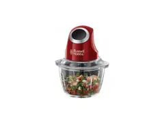Mini Hachoir Rouge Russell Hobbs 200W.