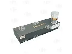 Verre à Thé Conique Décoré en Or 6 unités Luminarc 20cl.