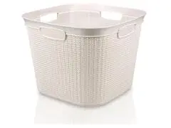 Panier à Linge Carrée Haut Ucsan 43x43x32,8cm 41L