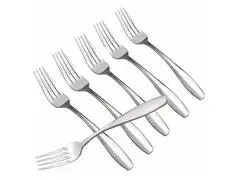 Set de Fourchettes de Table en Acier Inoxydable 6 unités.