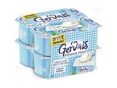 Pack Fromage Frais Nature Sucre Gervais 8 x 110g