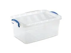 Boîte de Rangement Multiusage en Plastique 13,5L