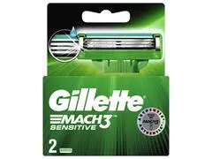 Recharges de lames de rasoir Mach3 Sensitive Gillette 2 unités.