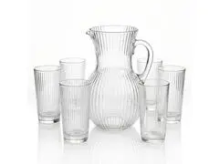 Service Boisson en Verre avec Carafe Lorita 7 pièces
