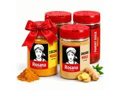 Rosana Pet Cumin Piment Doux Gingembre 90G + Curcuma Gratuit 100G