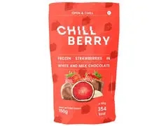 Fruit Enrobé Fraise Choco Mix Chillberry 150g