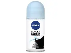 Déodorant Femme Roll On Black & White Pure Nivea 50ml.