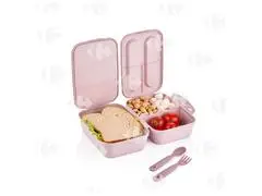 Lunch Box Double Paroie Avec Couvert Lux